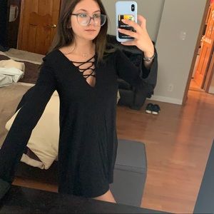 Flowy strapping chest dress!